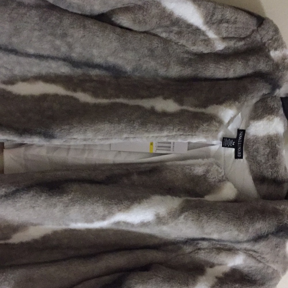 Fur shawl 3qtr sleeve Last one left in this style